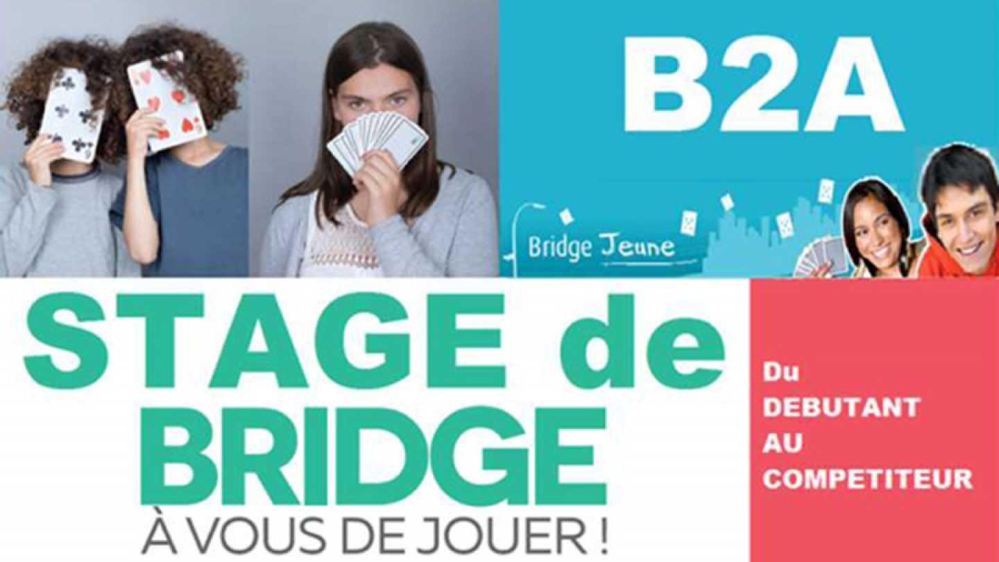 Stage de bridge jeunes de juillet 2022