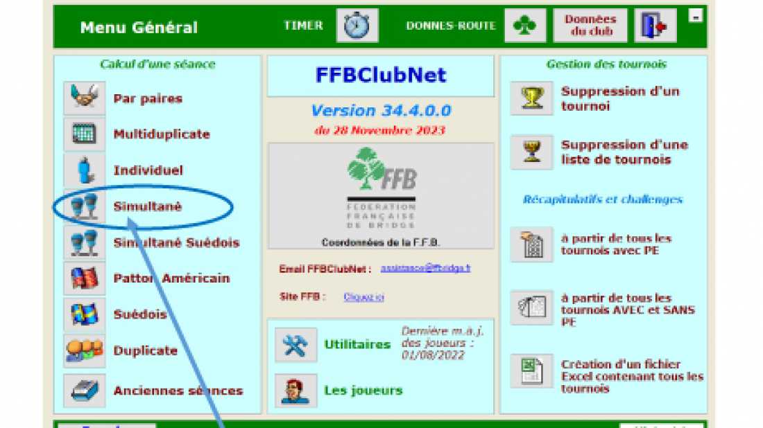 FORMATION FFB CLUB NET
