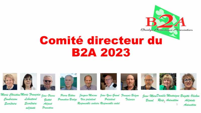 les bénévoles 2023 du B2A